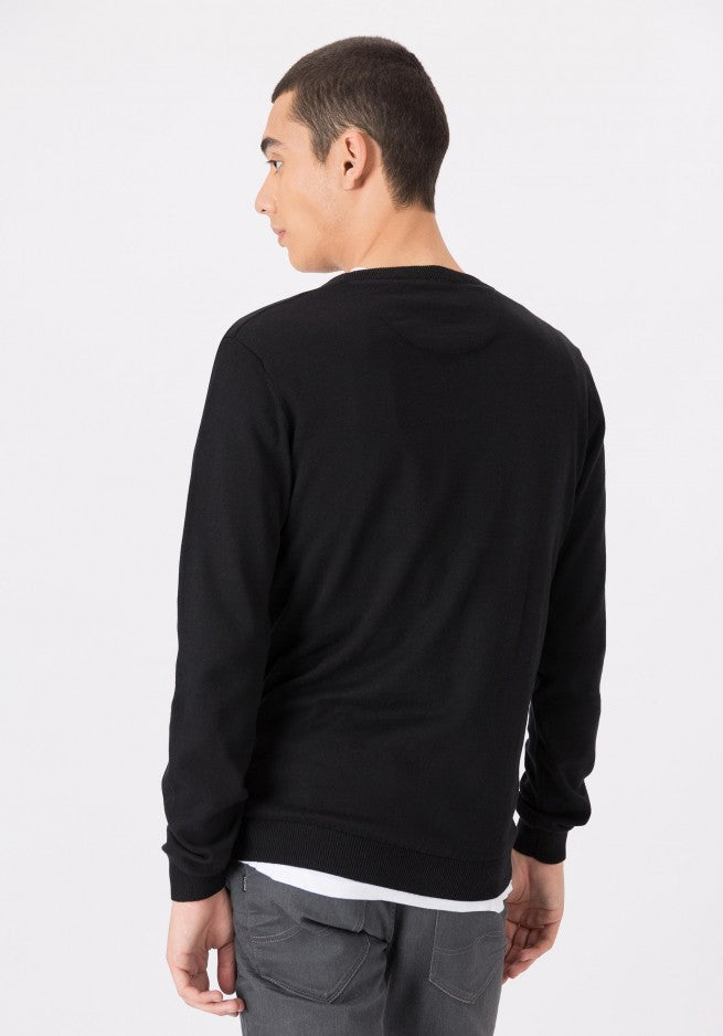 Estômbar Fine Knit Crewneck · Black