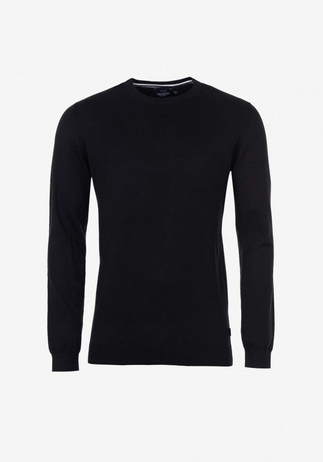 Estômbar Fine Knit Crewneck · Black