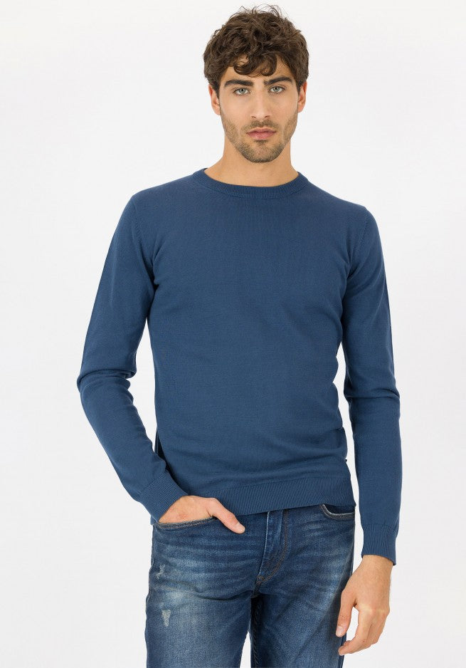 Estômbar Fine Knit Crewneck · Navy