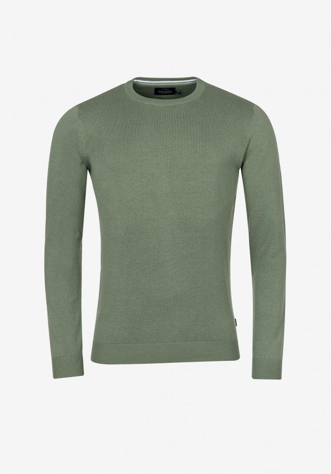 Estômbar Fine Knit Crewneck · Green