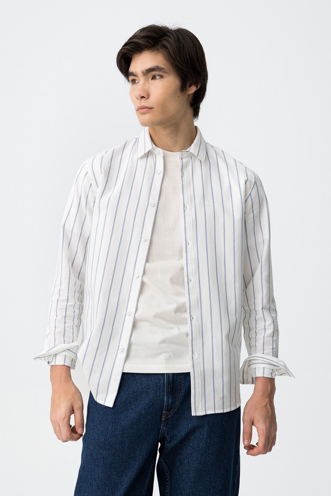 Alvor Striped Shirt by Moonray Moda