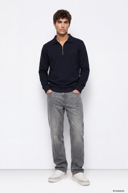 Carvoeiro Straight Jeans — Washed Grey by Moonray Moda