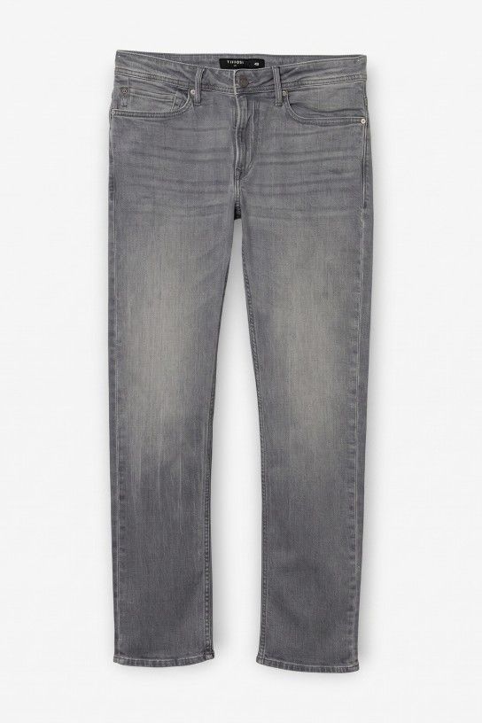 Carvoeiro Straight Jeans — Washed Grey – view 3
