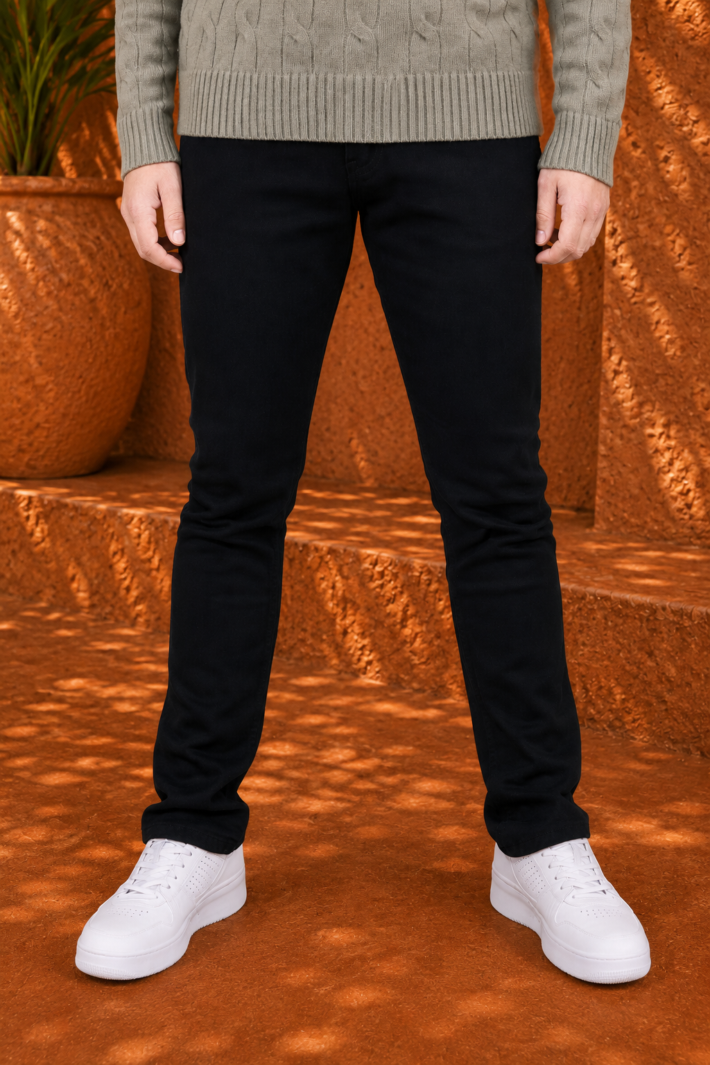 Onyx Twill Trousers