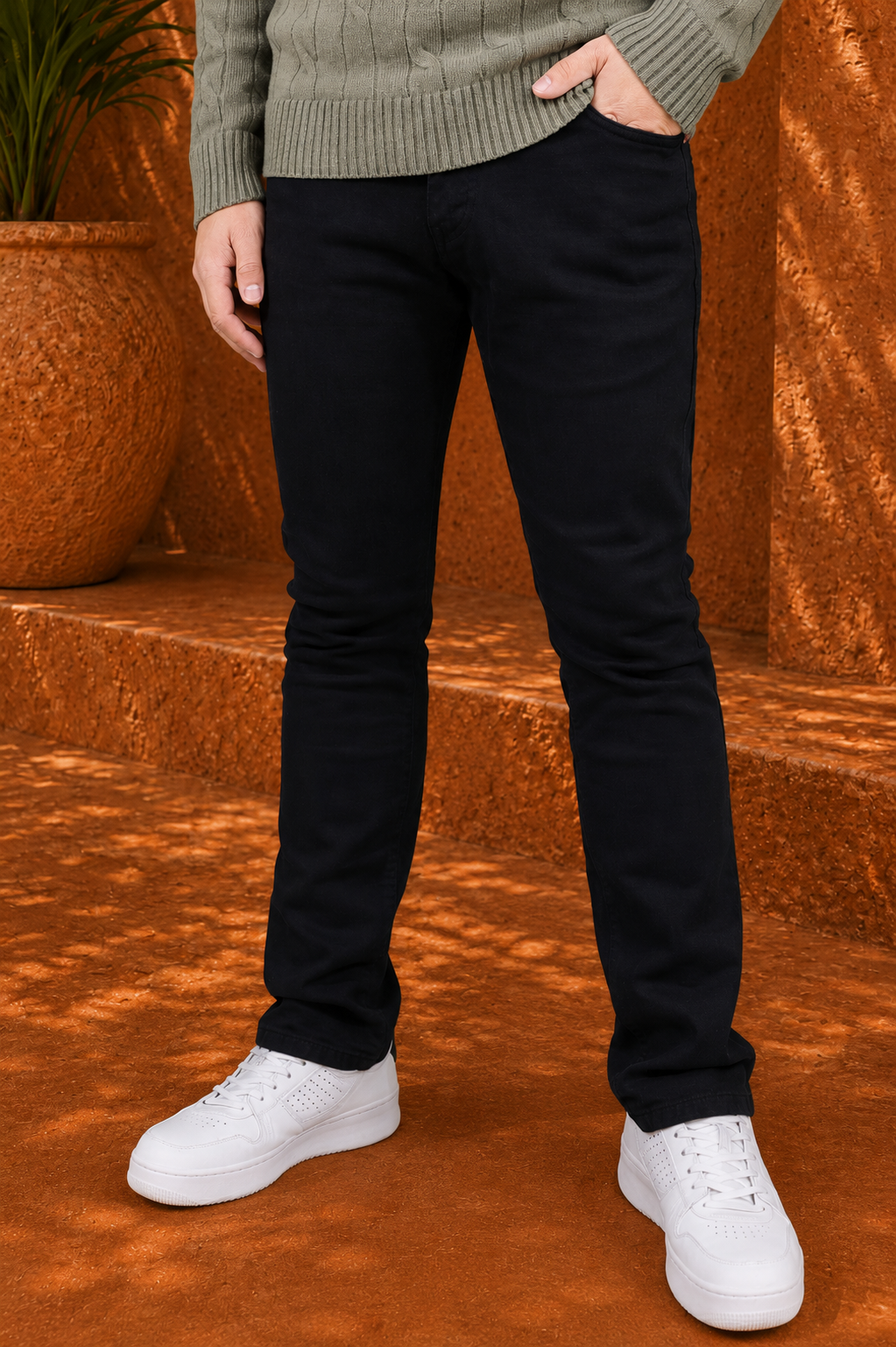 Onyx Twill Trousers