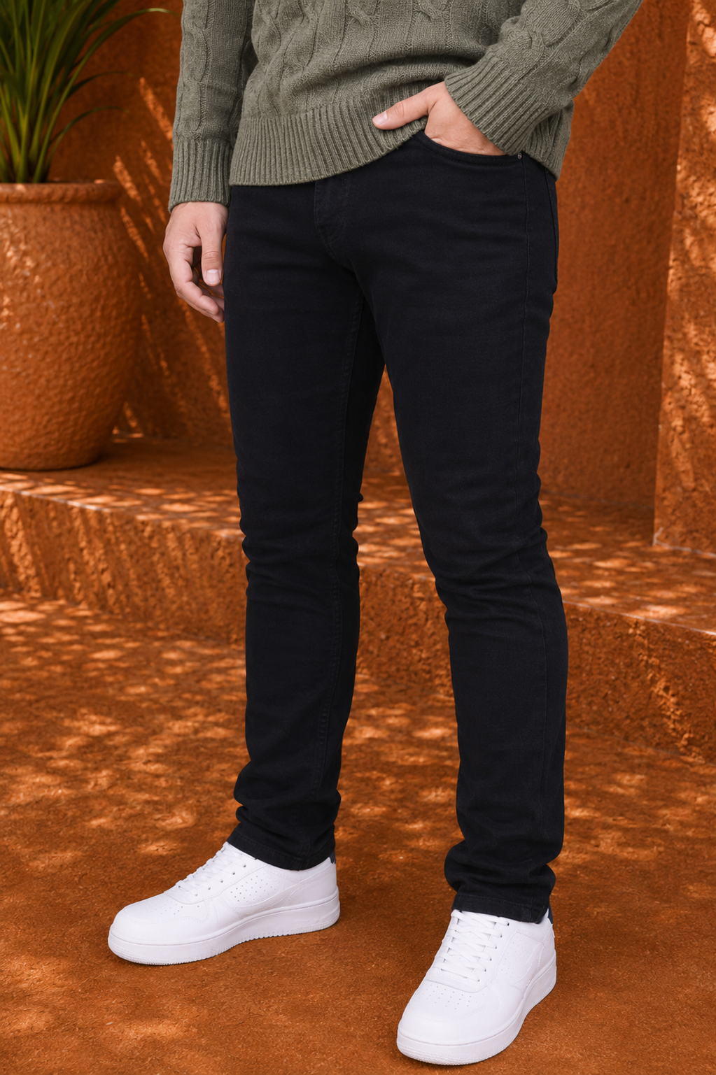 Onyx Twill Trousers