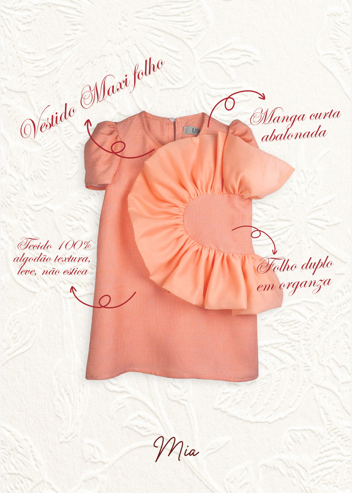 Luz Organza Ruffle Dress — Kids – view 3