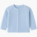 Burgau Cotton Baby Cardigan — Baby Blue by FP For You