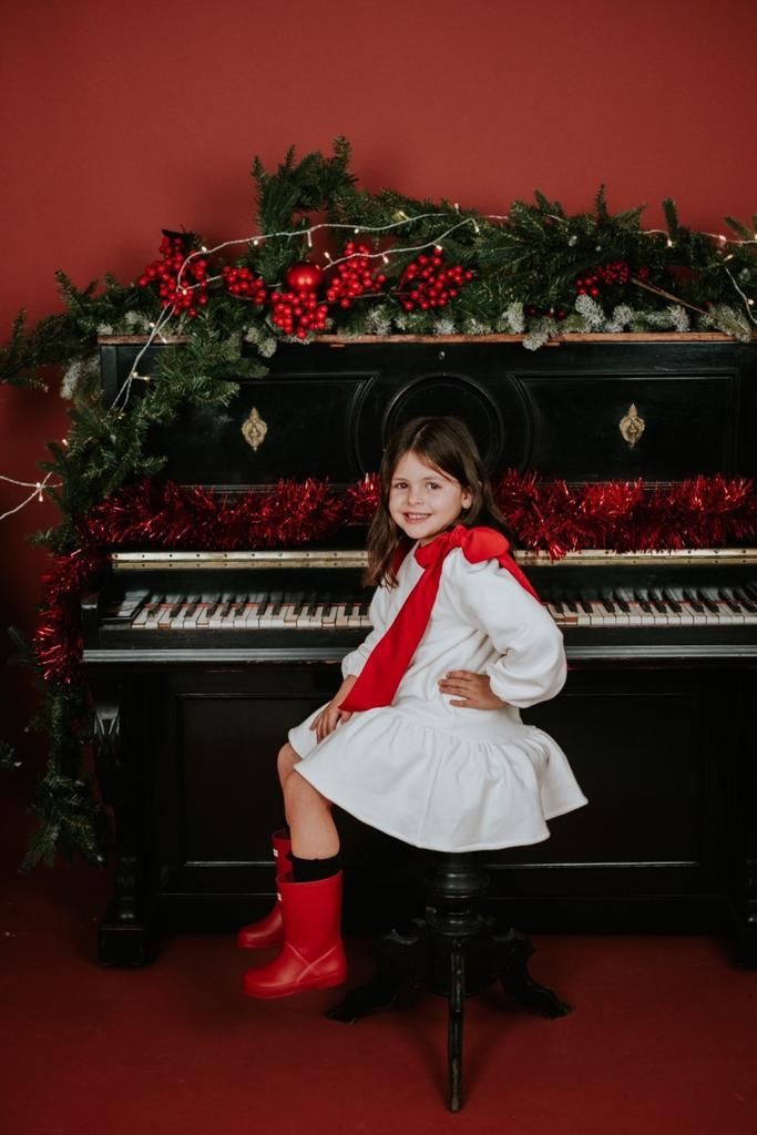 Tavira Bow Dress — Kids – view 5