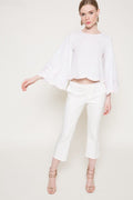 Luz Bell-Sleeve Blouse