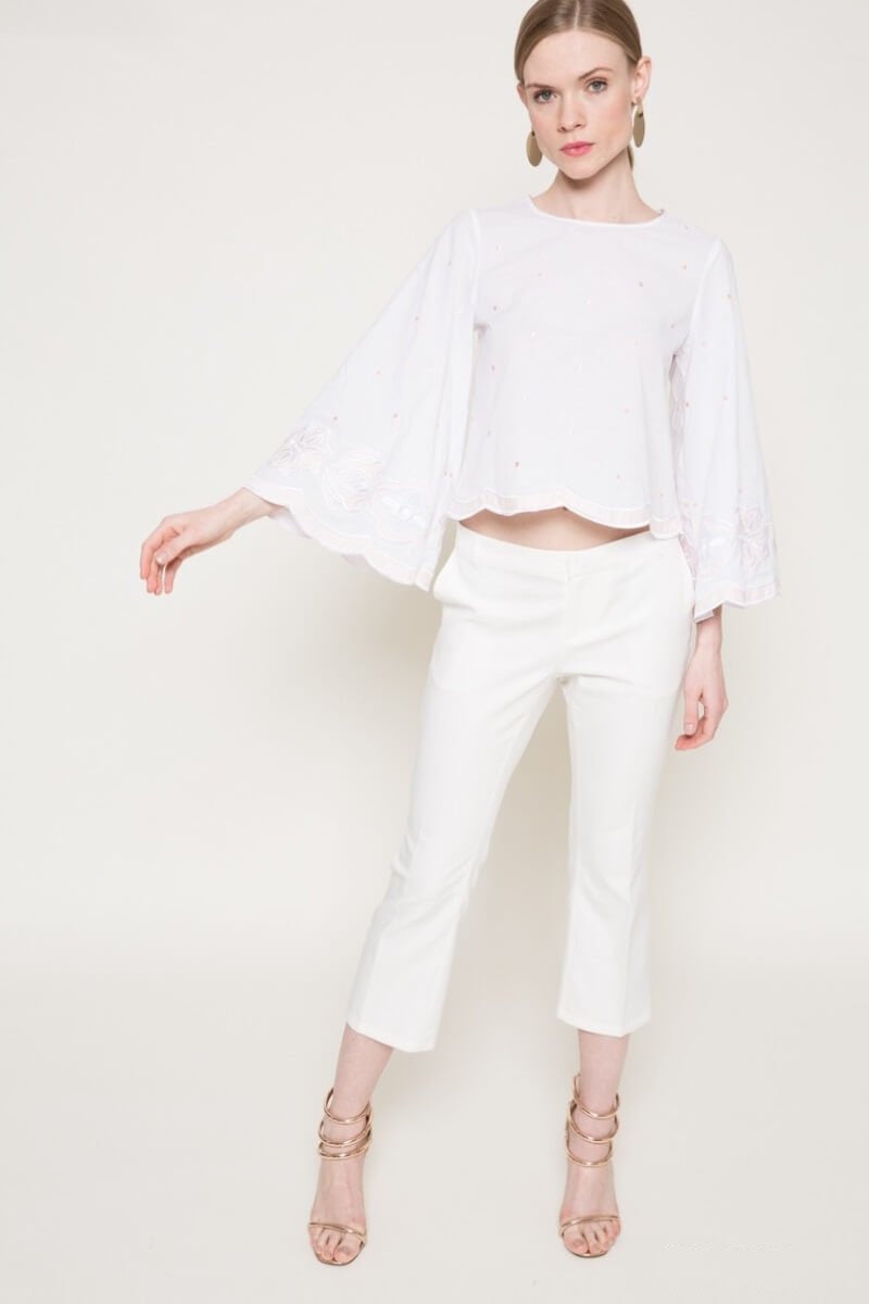 Luz Bell-Sleeve Blouse