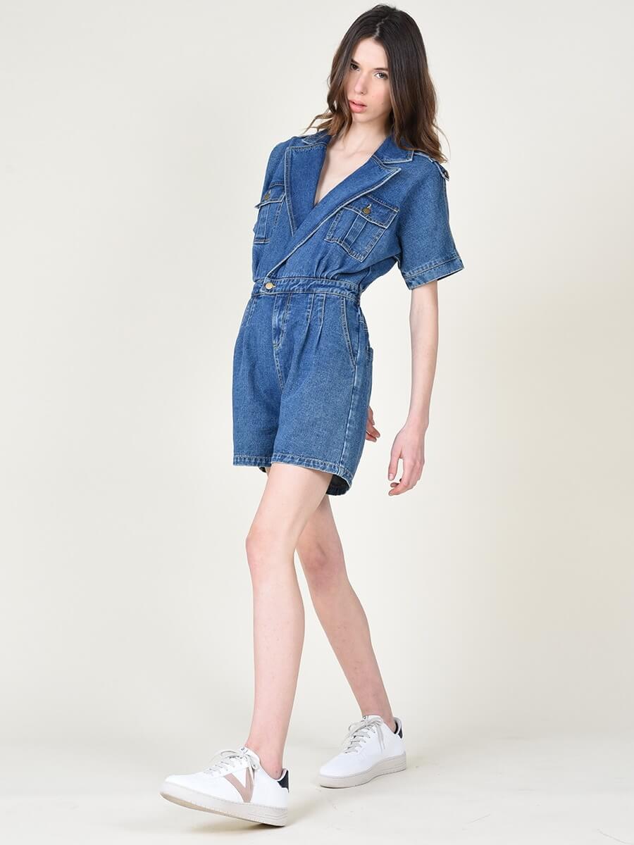 Costa Denim Playsuit