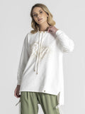 Ferragudo Drawcord Sweater — Beige by JOLOVERS