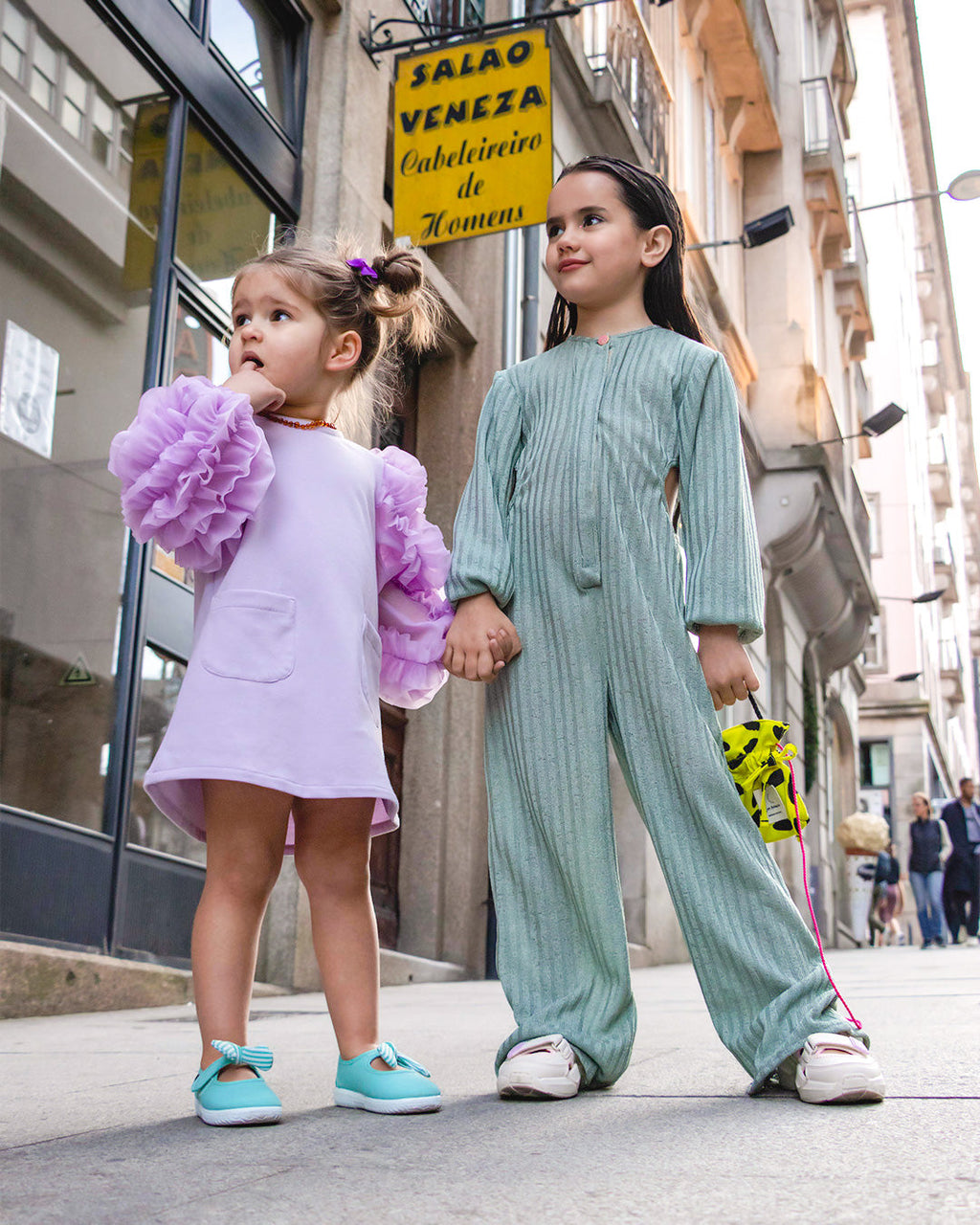 Silves Puff-Sleeve Dress — Kids – view 5