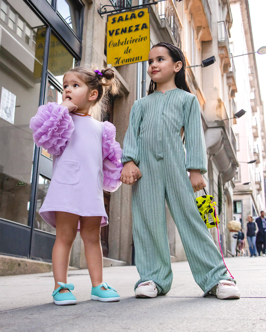Silves Puff-Sleeve Dress — Kids – view 5