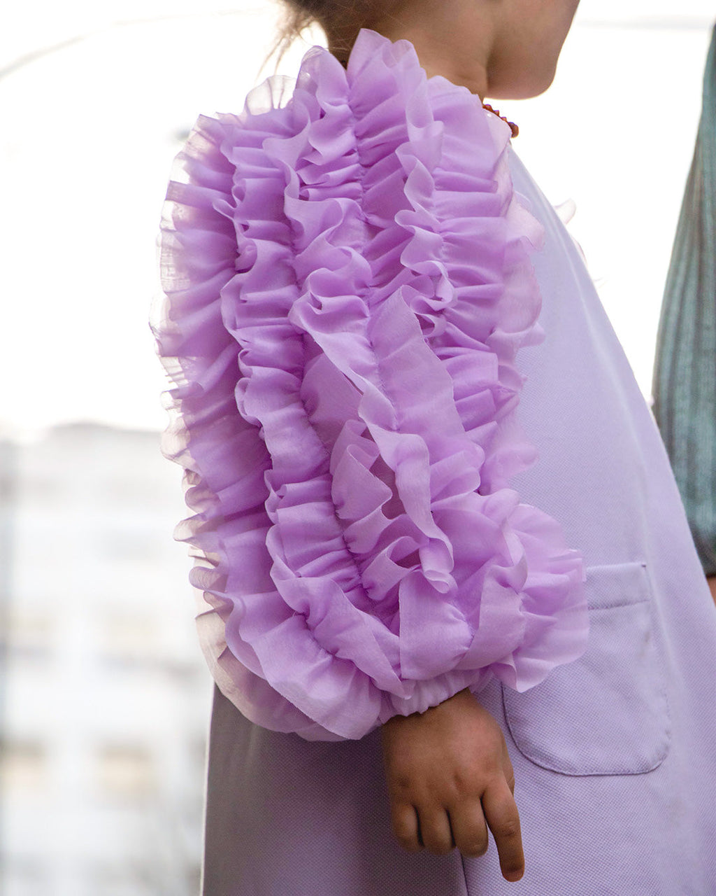 Silves Puff-Sleeve Dress — Kids – view 3