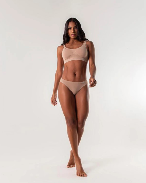 Armona Seamless Thong · Beige