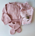 Carrapateira Cotton Knit Set — Dusty Pink by FP For You